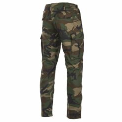 Alternative view of Spodnie Wojskowe Taktyczne BDU Mil-Tec Slim Fit US Woodland