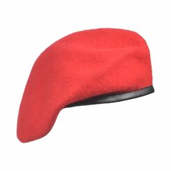 Beret Tłoczony Czerwony