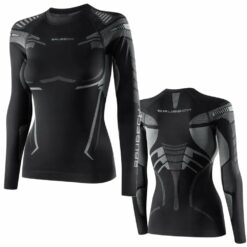 Bluza Brubeck Dry Damska Czarna/Grafitowa