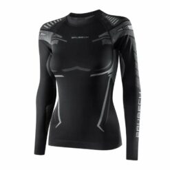 Bluza Brubeck Dry Damska Czarna/Grafitowa