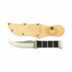 Finka Harcerska Miran z Pokrowcem Skórzanym Jasnym Nóż Harcerski 20 cm