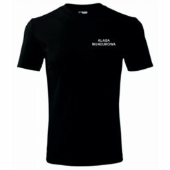 Koszulka Klasa Mundurowa Czarna