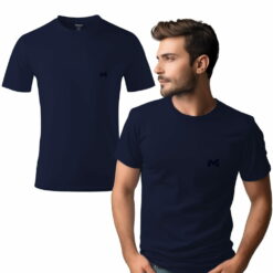 Koszulka Morowo Premium Logo Męska Granatowa