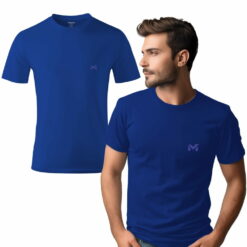 Koszulka Morowo Premium Logo Męska Niebieska