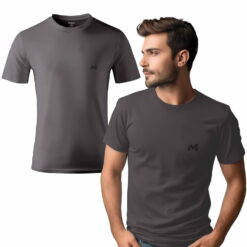 Koszulka Morowo Premium Logo Męska Szara