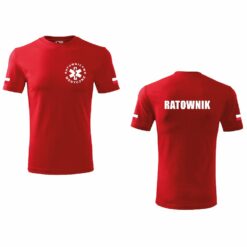 Koszulka Ratownik Czerwona