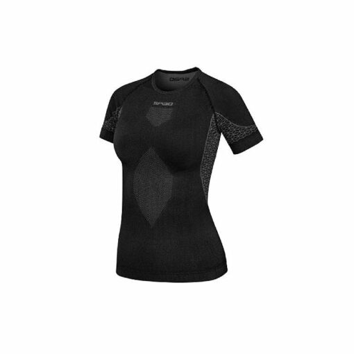 Koszulka Spaio Breeze Damska K/R Black/Gray
