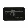 Naszywka M-Tac AR-15 223/5,56 Laser Cut Black
