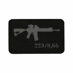 Naszywka M-Tac AR-15 223/5,56 Laser Cut Black