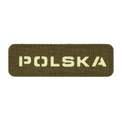 Naszywka M-Tac Polska 25x80 Wycięta Laser Cut Oliv