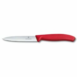 Nóż Gładki 10cm Czerwony Victorinox