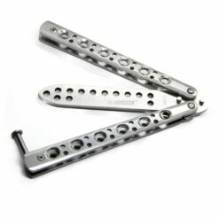 Nóż N269 Kandar Motylkowy Srebrny 13 Ćwiczebny