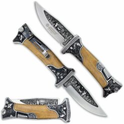 Nóż N317 Kandar Myśliwski Grawerowany