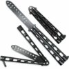 Nóż N431 Kandar Motylkowy Motylek Czarny Ćwiczebny Balisong