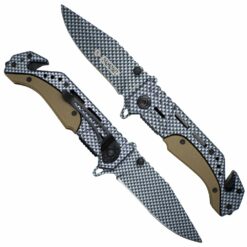 Nóż N89 Kandar Ratowniczy Stalowy Kratka