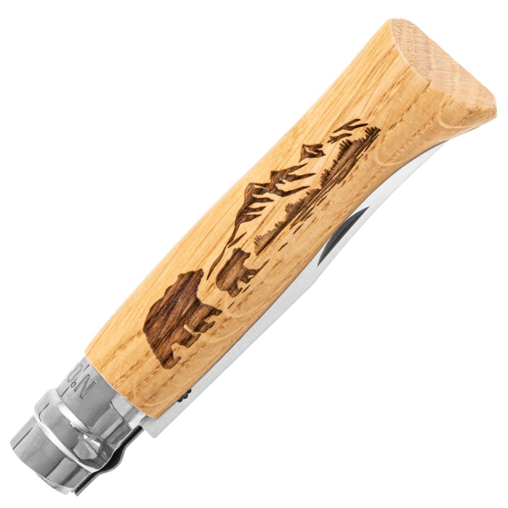 Nóż Opinel Animalia Oak Bear 08