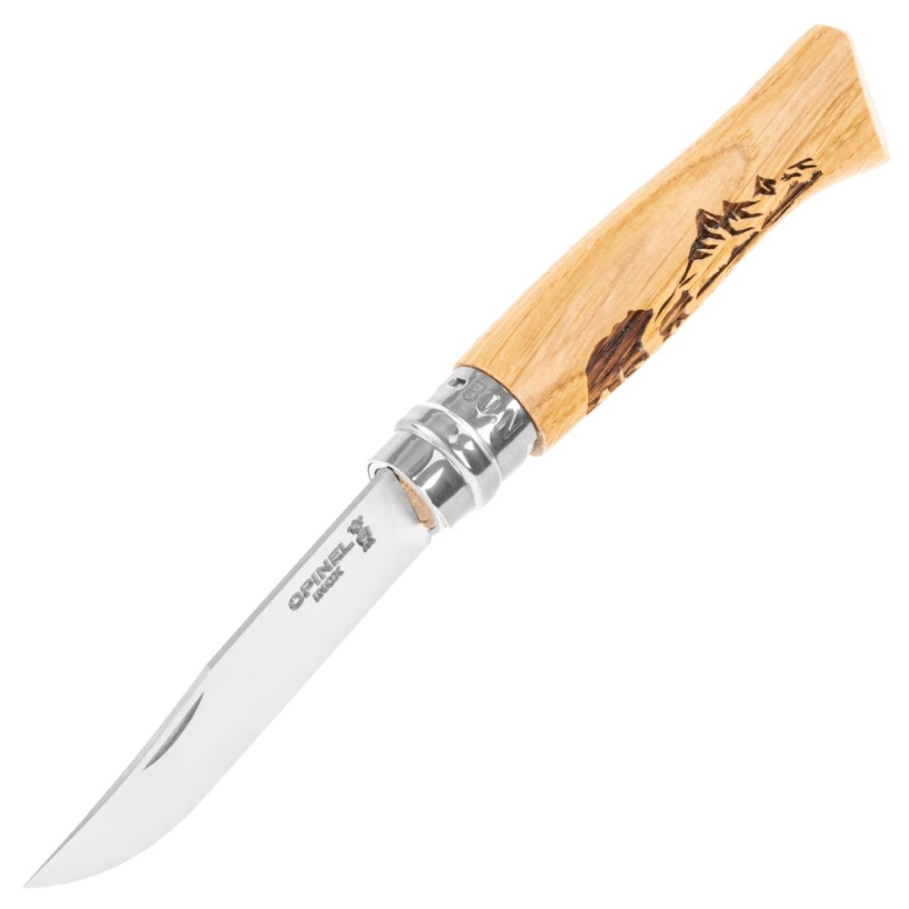 Nóż Opinel Animalia Oak Bear 08
