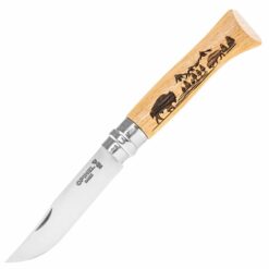 Nóż Opinel Animalia Oak Buffalo Bizon 08