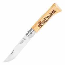 Nóż Opinel Animalia Oak Moose Łoś 08