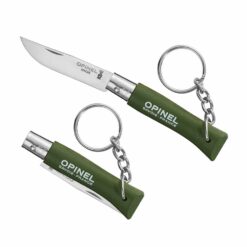 Nóż Opinel Inox nr 04 Brelok Origins Khaki