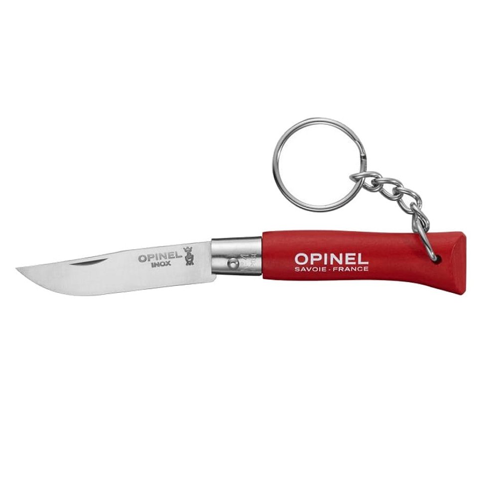 Nóż Opinel Inox nr 04 Brelok Origins Red