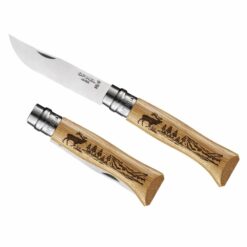 Nóż Opinel Inox nr 08 Animalia Deer Jeleń