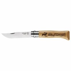 Nóż Opinel Inox nr 08 Animalia Deer Jeleń