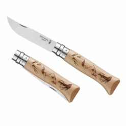Nóż Opinel Inox nr 08 Engraving Hiking