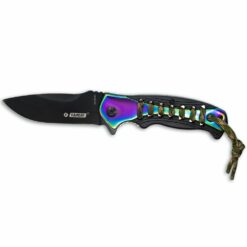 Nóż Składany N429 Rainbow Fade Paracord