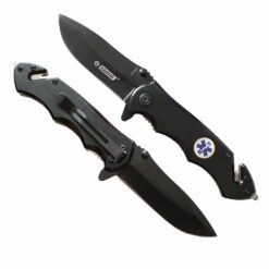 Nóż Składany N47 Kandar Ratowniczy Czarny
