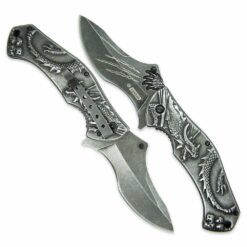 Nóż Składany N486 Kandar Smok Szpony Klips