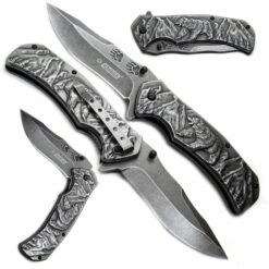 Nóż Składany N567 Kandar Niedźwiedź Trop Klips