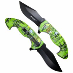 Nóż Składany N611 Kandar Adventure Awaits Green