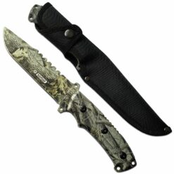 Nóż Stały N202 Kandar Full Tang Forest Camo