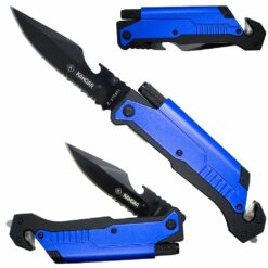 Nóż z Piłą do Cięcia Lin Kandar JM-K16 Niebieski