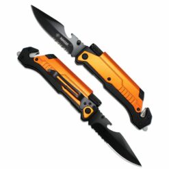 Nóż z piłą do cięcia lin Kandar JM-K16 Pomarańczowy