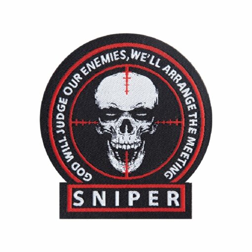 Plakietka Mil-Tec Sniper Materiałowa Czarna
