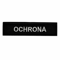 Plakietka Ochrona 10x2,5cm Rzep