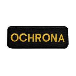 Plakietka Ochrona 14x5cm Żółty Napis - Rzep