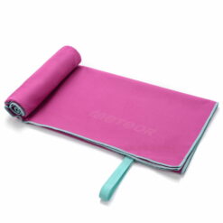 Alternative view of Ręcznik Meteor XL 110 x 175 cm z mikrofibry Bakłażanowy