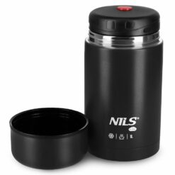 Termos Obiadowy Nils Camp 1000ml Czarny