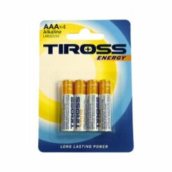 Baterie Tiross Energy Alkaline AAA LR03 1,5V 4 szt