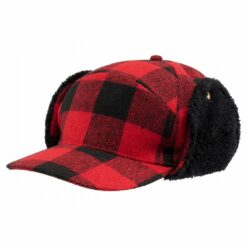 Czapka Brandit Lumberjack Winter Cap Red Black