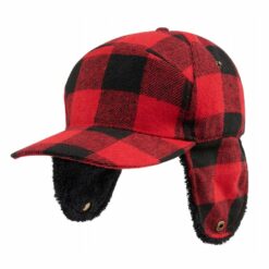 Czapka Brandit Lumberjack Winter Cap Red Black