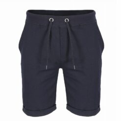 Granatowe Męskie Szorty Sportowe Morowo