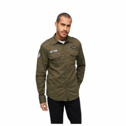 Koszula Brandit Luis Vintage with Badges Olive
