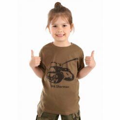 Koszulka Junior Czołg Sherman Olive