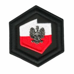 Plakietka Haftowana Znaczek Godło Biało Czerwone