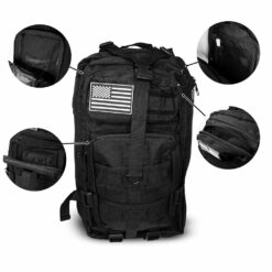 Plecak Trizand Turystyczny Militarny 26L Czarny