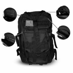 Plecak Trizand Wojskowy Militarny 38L Czarny